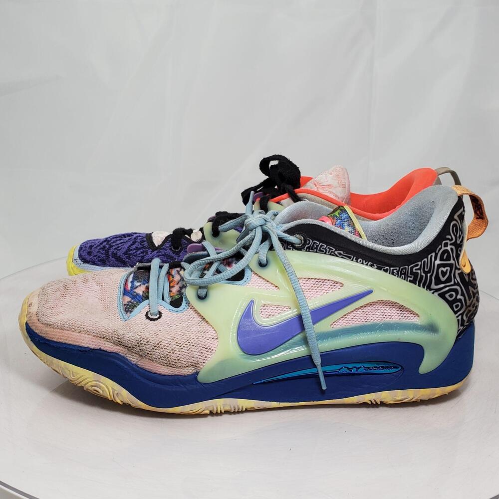 Nike KD 15 What The Shoes Men 13 Multicolor Basketball Sneaker FN8010-500 Durant